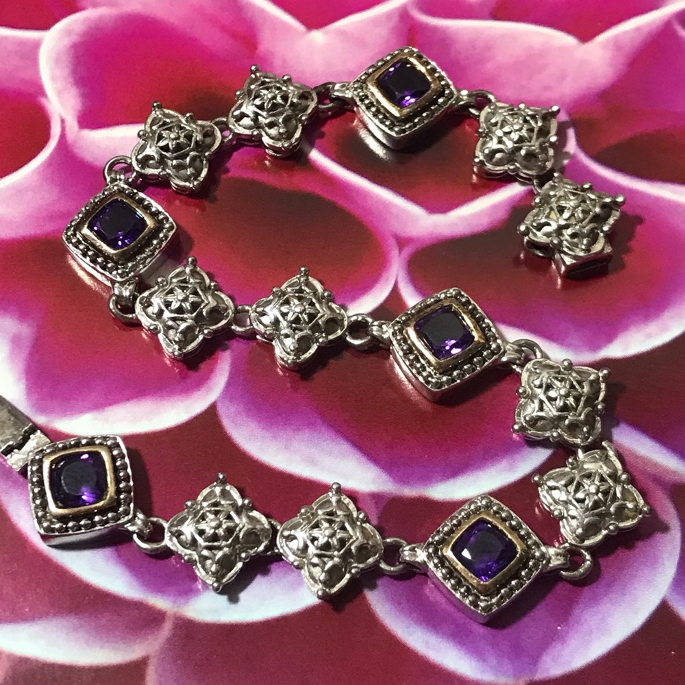 14kt. GIA .925 solid sterling Art Deco, 14kt 💕 - Picture 2 of 7